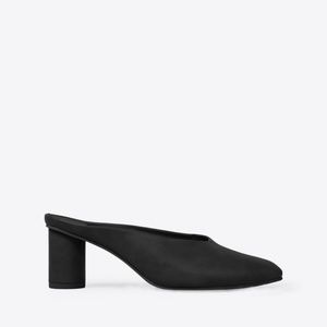 Oak + Fort Heeled Mule Shoes NEW Black 10